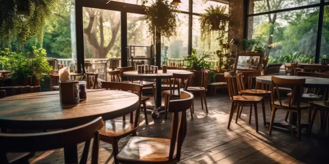 Minimal Restaurant Interior