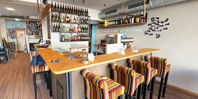 Neighbourhood Cafe with Photo Wall